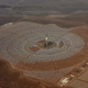 An aerial view of the Morocco’s Noor 3 solar power plant.